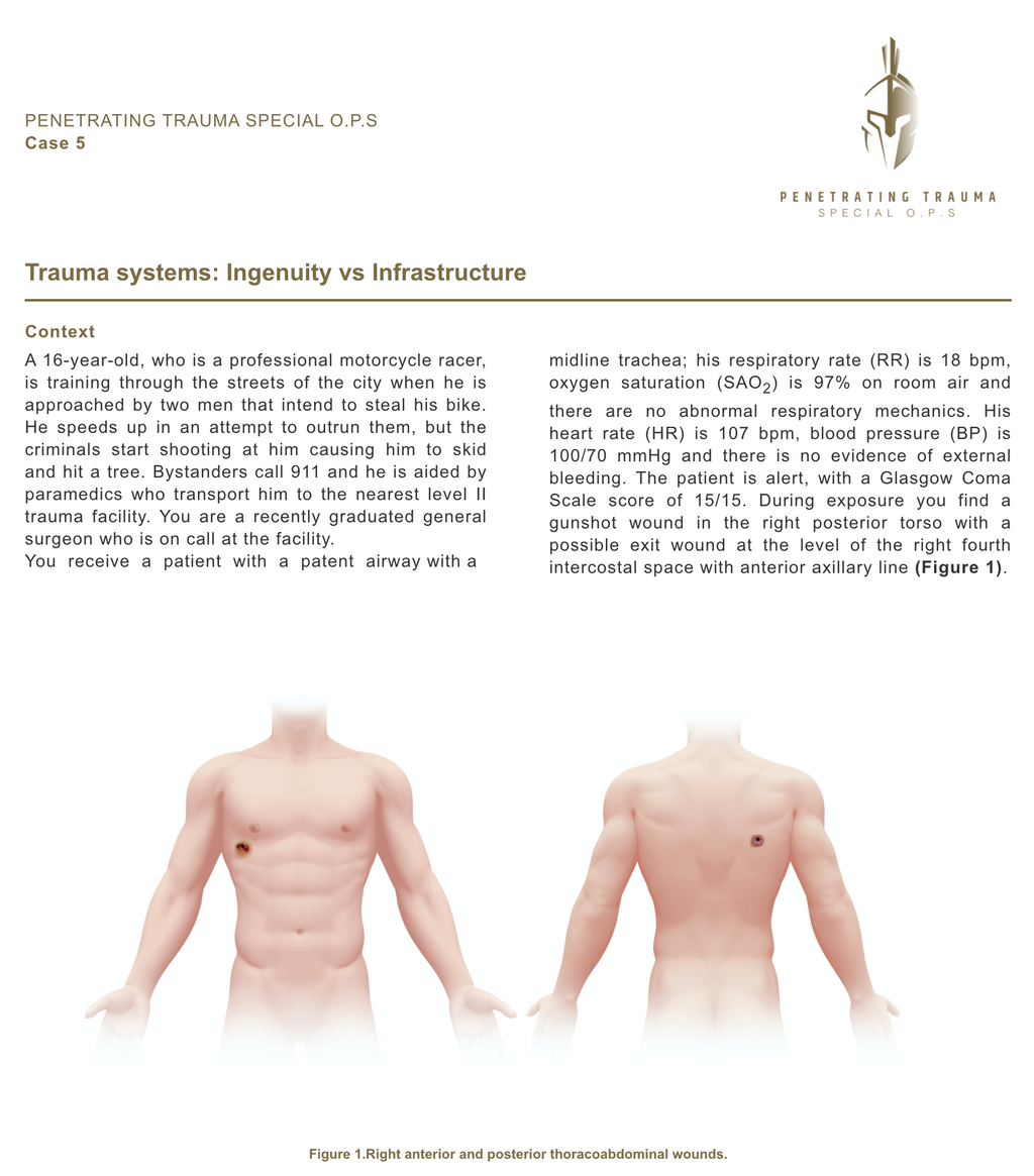 Case 5 (EN) Trauma systems: Ingenuity vs Infrastructure