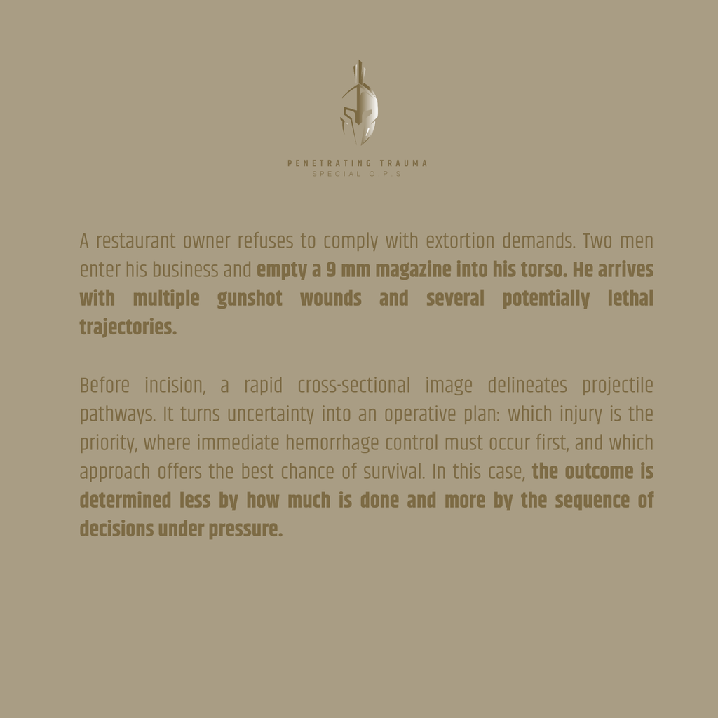 Case 3 (EN): Multiple Penetrating Trauma: Where to Begin?