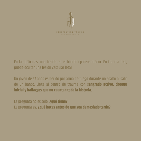 Caso 6 (ES) Encontrando el camino en un laberinto: Lesión en la fosa axilar